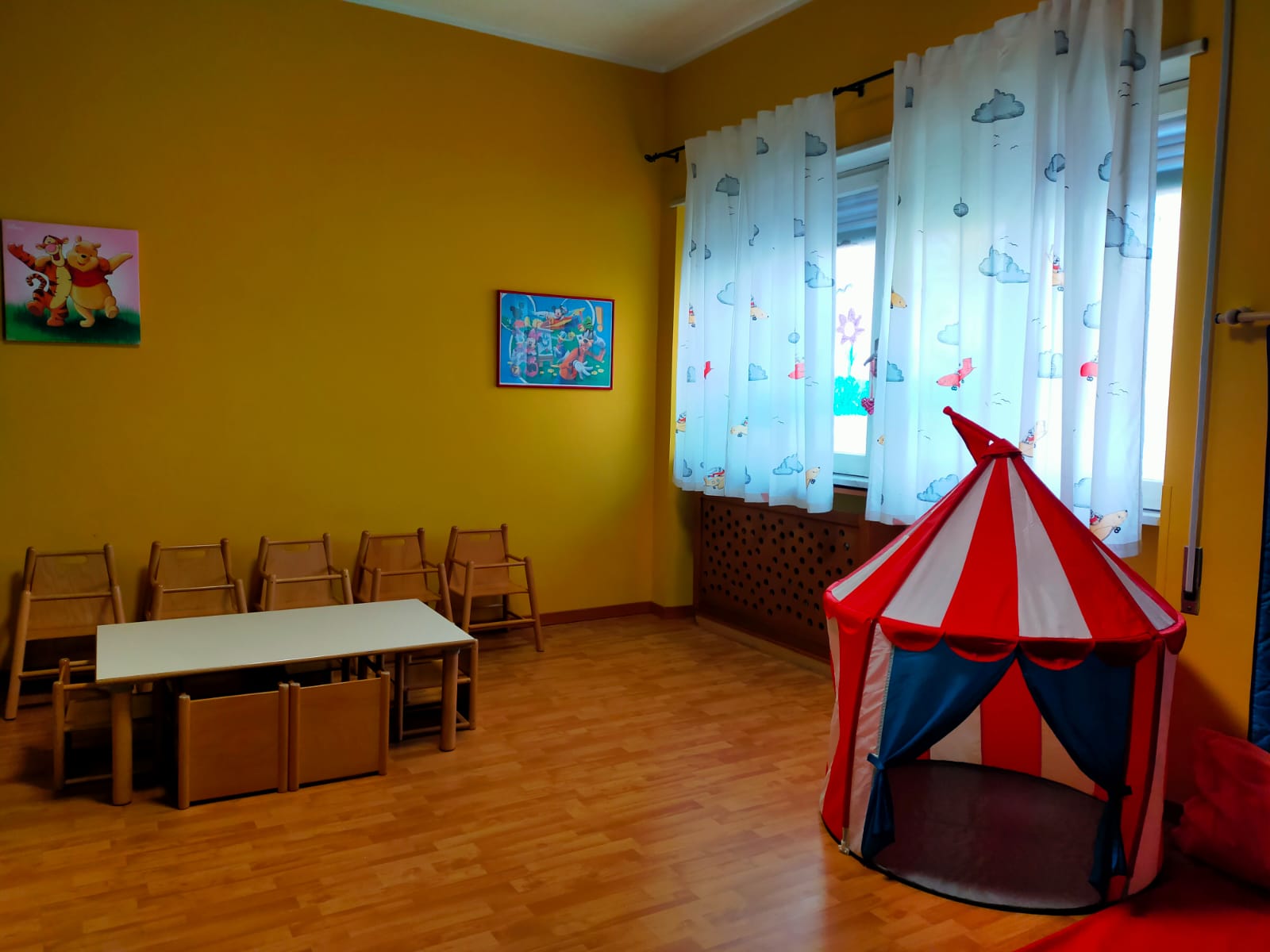 sala attività asilo nido